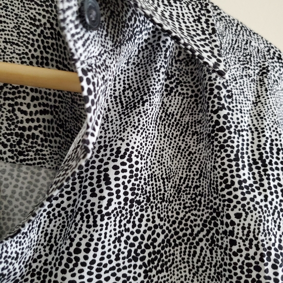 Calvin Klein Black & White Shirt Size L - Picture 3 of 12